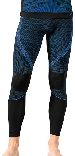 Risalti Calzamaglia Termica Uomo Energy - Intimo Termico Uomo Invernale Traspirante Senza Cuciture ed Etichette, Leggings Invernali Elasticizzati per Sci, Trekking, Corsa, Ciclismo - Made in Italy