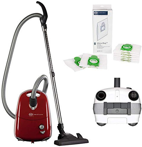 SEBO Staubsauger Bodensauger Airbelt E1 Allstar, 890W inkl. Zubehör und 8 Staubsaugerbeutel, Duft