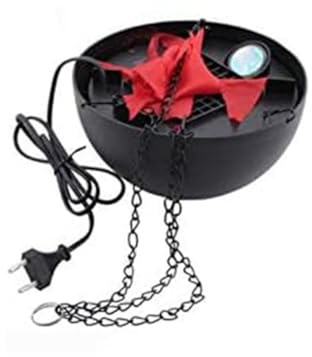 TsoLay Faux Feu 3D, Lumière de Flamme LED Suspendue, Flamme Artificielle LED en Soie Effet de Scène, Lampe de Feu de Camp Réaliste, Accessoire Facile à Installer et à Utiliser
