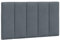 HETFTJN Bettrückwände Wandkissen Wandpolster Headboard for Bed - Kopfteil-Kissen Dunkelgrau 80 cm Samt für Herbergen Bett Gästezimmer Jugendzimmer
