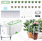 Bellanny Gartenbewässerungssystem | WiFi App Tropfbewässerung Set | Automatische Gartenbewässerung, Pflanzen-wassersparenden Bewässerung System mit Doppelpumpe für Garten Balkon Gewächshaus(20Tropfer)