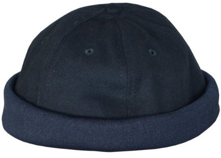 modAS Segler Cap Seemannsmütze - Docker Mütze Docker-Cap aus Baumwolle in Marine