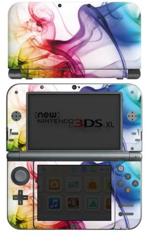 DeinDesign Skin kompatibel mit Nintendo New 3DS XL Folie Sticker Farbe Wasser Regenbogen