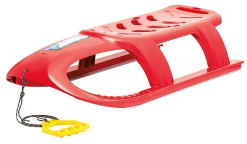 Luge haute avec coulisseaux en acier et corde, modèle bullet red