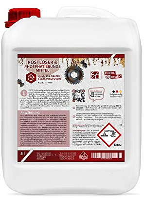 Furth Chemie, Rostlöser/Phosphatierungsmittel, Rostumwandler & Rostentferner (5 L)