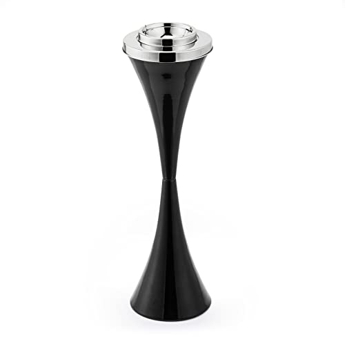 CO-Z Posacenere da Terra con Supporto Alto 55,6 cm, Posacenere a Colonna Stabile per Interno/Esterno con Scatola di Sigarette