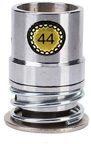 Troqueles de Botón de Acero Inoxidable, Máquina de Prensado Manual de Botones, Herramienta de Prensado en Forma de Pan Redondo para Máquina de Prensado Manual, Botones DIY(44L)