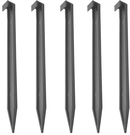 40 Pcs Garden Landscape Anchoring Stakes,10 Inches Yard Stakes for Terrace Boards, Weed Fabric, Garden Inflatable Decor Fixing