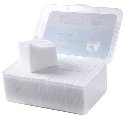 CLISPEED Discos Desmaquillantes Faciales No Tejidos 1000 Unidades Finos Cara Delicados y Absorbentes Para Mujeres Uso Diario Cuidado Piel