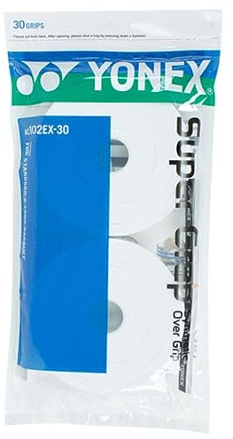 YONEX Super GRAP Schlägergriffe, Weiß, 30 Stück