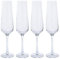 Dartington Crystal ST3286/4/4PK - Crystal Champagne Flutes, Set of 4 - Cheers, 5.5 x 5.5 x 24 cm