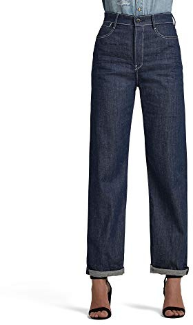 G-STAR dam Jeans Tedie Ultra High Waist Long Straight C