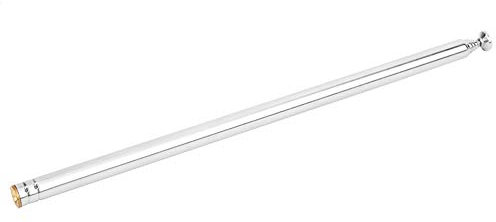 Antena telescópica de vástago 165 mm ~ 970 mm Antena de Control Remoto Antena de Ganancia de Señal de Canal Completo de Cobre de 7 Secciones para TV FM Radio