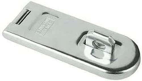 Burg-Wächter Sicherheits-Vorrichtung für Vorhängeschloss, Panzer-Überfalle, Wetterfest verzinkt, Mit gehärteter Öse, Silber, PS 140 SB