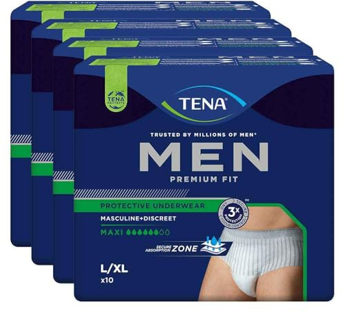 TENA MEN Premium Fit Inkontinenz Pants maxi L/XL 4X10 St