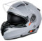 NENKI Helm Motorrad, Motorradhelm Zertifiziert nach ECE 22.06, Klapphelm Motorrad Herren, Grauer Helm, XL(61-62 cm)