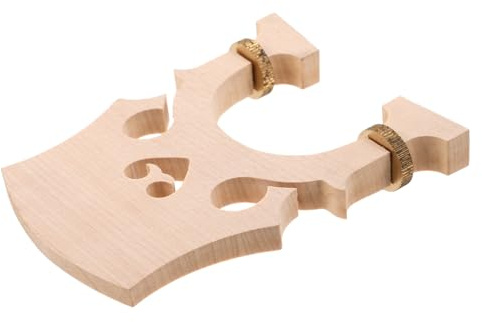 KAILIKETIY Ponte Regolabile per Violoncello 3/4 in Legno D'acero di Alta Qualità Accessori Resistenti, Ponte Alto e Basso per Studenti e Principianti, Parti per Strumenti Musicali