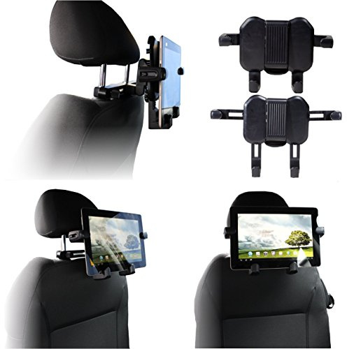 Navitech in Car Portable 2 in 1 Laptop/Tablet Head Rest/Headrest Mount/Holder Compatible with HP Pavilion 10 X2