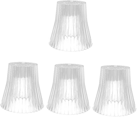 OSALADI 4 Stück Lampenschirm Pendelleuchte Aus Glas Lampenkamin Aus Glas Tischlampe Befestigung Schirm Aus Glockenglas Vorrichtungswechsel Tonnenheller Schatten Acryl E27 Kapuze