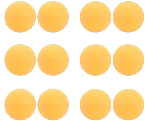 ZIUTPDAX 500 Stück 40 mm Tischtennis-Trainingsbälle, Tischtennisbälle, Gelb/Weiß Zufällig