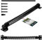 KOTARBAU® Türschließer Gartentor 28 cm Gartentorschließer Pulverbeschichtet Stahl Schwarz Türfeder Zugfeder Pfortenschließfeder Türschließer Außen Türschliesser
