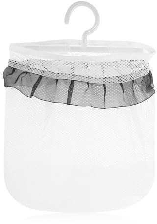APPCXOKL Porta Mollette da Bucato all'Aperto, Portamollette da Bucato da Appendere, Capacità Generosa Borsa Portaoggetti in Rete, Cestino Porta Mollette Bucato