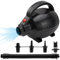 FBSPORT Bomba de Aire Eléctrica, 600W Inflador Electrico con 4 Boquillas, Bomba Eléctrica para Inflar Desinflar, Anillos Flotadores, Botes, Colchón de Aire, Tabla de Sup, Bolas de Yoga, Piscina