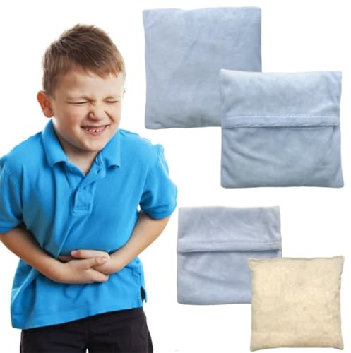 Cuscinetto riscaldante per microonde, cuscinetto termico umido per alleviare il dolore, crampi, mestruali, tensione e stress, impacco termico per collo, schiena, spalle, addome, articolazioni, argilla
