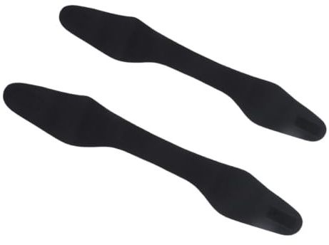 BESTOYARD Bandeau de Natation en Néoprène Noir Ajustable pour Garçon et Filles et Adultes, Protection des Oreilles, pour Plage et Piscine, Lot de 2 Pièces