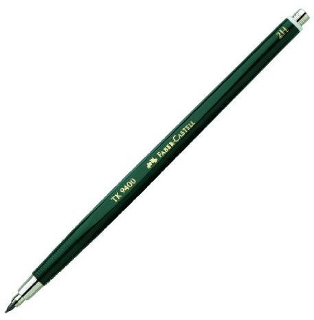 Faber-Castell TK 9400 2H - Lápiz mecánico (Negro)
