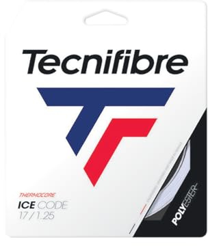 Tecnifibre TFG421 Tennis String Ice Cord ICE Code 47.8 ft (12 m) White 1.25