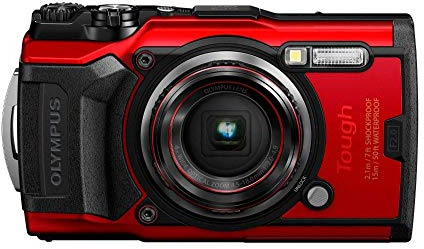 Olympus Stylus TG-6 Tough Fotocamera, Rosso
