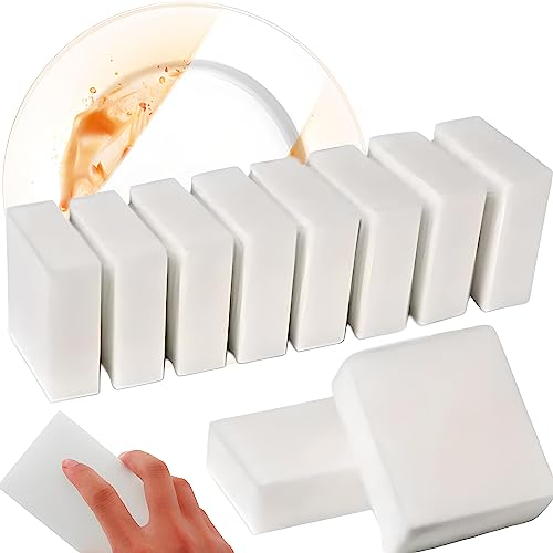 Retoo 10x Esponja Mágica Spugne Magiche Limpiadoras Melamina Multiusos Sin Químicos, Elimina Manchas Difíciles Pared Cocina Baño Plástico Cerámica Fácil Uso Reutilizable