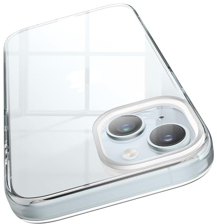 elago Hybrid Clear Case Compatible with iPhone 15 Case, Crystal Clear, PC + TPU Hybrid Technology, US Military Grade Drop Protection, Reduced Yellowing (Transparent)