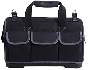 Large Capacity Tool Bag: The Ultimate Hardware Organizer for Men - Crossbody, Handbag, and Backpack Design for Travel. Perfect Toolkit for Electricians, Carpenters, and Spanner Enthusiasts!