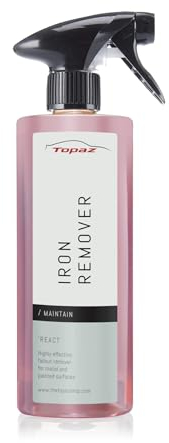 Topaz Iron Remover, PH Neutral Rust and Fallout Remover for Painted and Metal Surfaces, Rim & Wheel Cleaner, Car Rust Remover Spray - 500ml