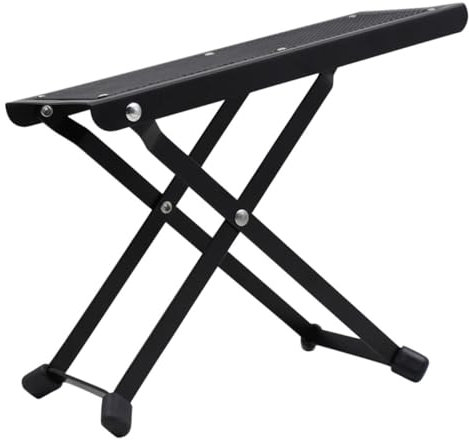 OFFSCH Fußhocker Für Gitarre Gitarrenfußstütze Aus Robustem Material Faltbar Für Üben Und Auftritte Komfortabel Für Gitarristen