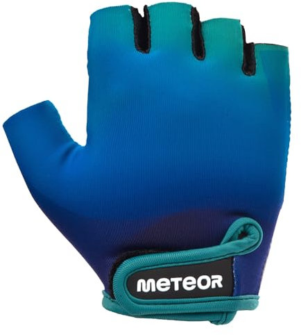 meteor Kinder Fahrradhandschuhe - Bike Gel BMX Handschuh Jungen Mädchen radhandschuhe - Wandern radhandschuhe Kinder Damen Fahrrad Handschuhe Kinder Handschuhe Herren