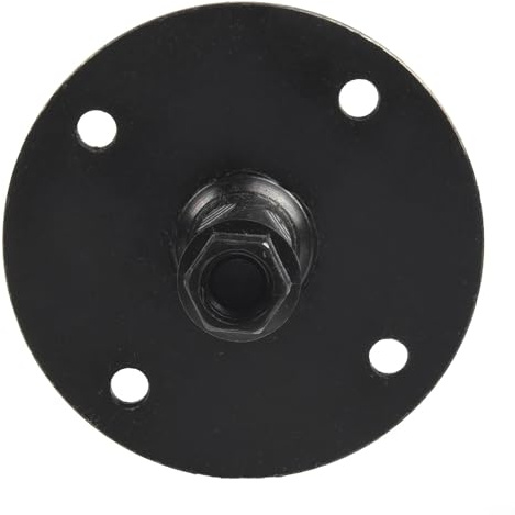Pedal de eje de rueda central de metal para Tianxin con juego de tuercas para reemplazo estable de componentes de bicicleta (17 mm x 165 mm)