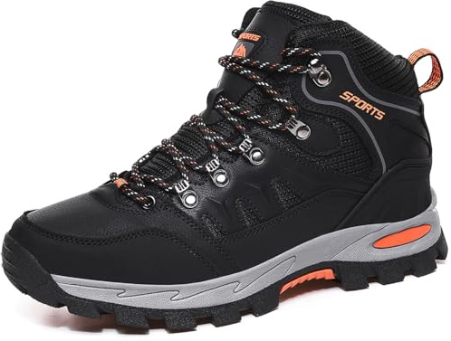 HODTOB Zapatos de Senderismo Hombre Outdoor Camping Caminar Botas de Montaña Ligeros Transpirable Zapatos de Deporte EU 36-EU 45