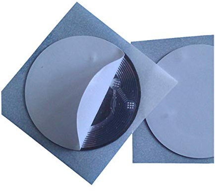 YARONGTECH NFC Aufkleber Dia 25mm 13.56MHZ RFID 1K Anti-Metall auf Metall-Tag-Etikett 10 Stück