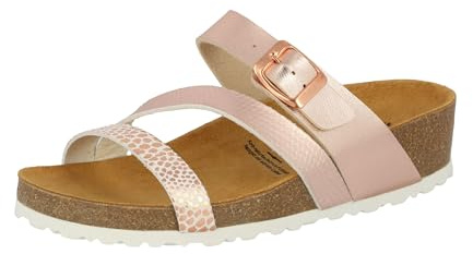 Lico Natural Glitter Dam Tofflor, Rosé, 37 EU