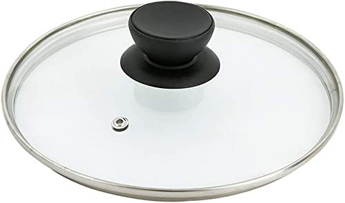 Pannlock av härdat glas Pannlock Stekpanna Ångkokarlock Transparent pannlock för hushållsbruk Universellt ersättande pannlock -38cm (20cm)