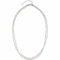 JEWELS BY LEONARDO Halskette Mirella • doppelreihige Hals-Kette aus silberfarbenem Edelstahl • Süßwasserperlen und Edelstahl-Stäbchen im Wechsel • Länge 45-50 cm • Schmuck Geschenk Damen • 023336