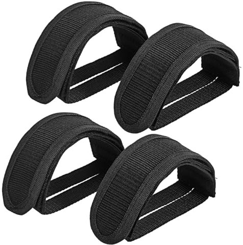 KOMBIUDA 2 Stück Pedalriemen Fahrradpedal-fußgurt Zehenclips Verstellbare Fußstützenriemen Für Erwachsene Fahrradzubehör