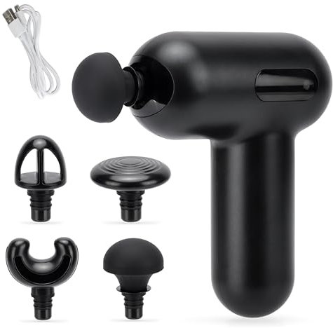 Pistola Massaggio Muscolare Professionale per Sollievo e Recupero Muscolare Adatta per Collo Spalle e Schiena