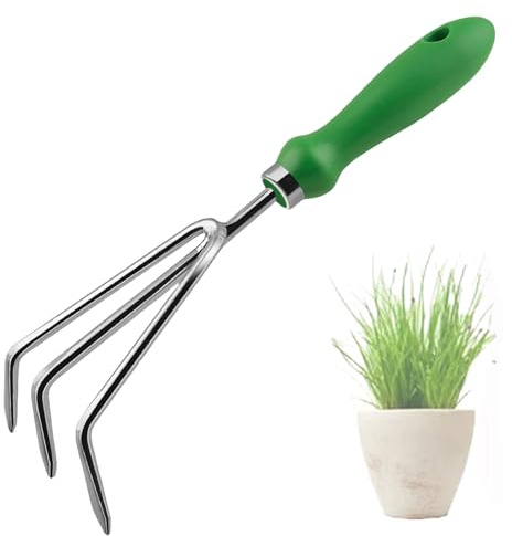 Attrezzi manuali da giardinaggio, rastrello da giardino, rastrello da giardino, rastrello a mano per giardinaggio erba cavalli, strumento da giardinaggio durevole e di lunga durata
