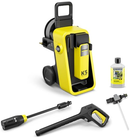 Kärcher high-pressure washer K 5 Comfort Premium, pressure: 145 bar, flow rate: 500 l/h, coverage: 40 m²/h, extra flexible high-pressure hose, hose reel, 4-in-1 Multi Jet