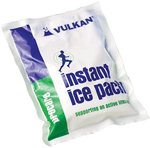 Vulkan Instant Ice Pack, Cold Therapy Ice Packs for Sports Injuries, Sprains, Swelling, and Pain Relief, Instant Cold Pack for First Aid, Easy Activation, Ideal for Emergencies, 24 x 15 cm, Single