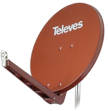 Televes S85QSD-Z 10,7-12,75GHz röd satellitantenn - satellitantenner (10,7-12,75 GHz, 39,5 dBi, 850 mm, 950 mm, 9,3 kg, röd)